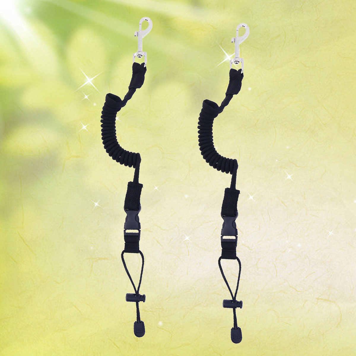 Fishing Kayak Paddle Leash - Комплект из 2 водонепроницаемых страховочных шнуров