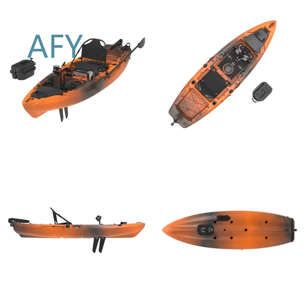 10-футовый каяк с педальным пр – обзор и цена Fishing Kayak Sit In